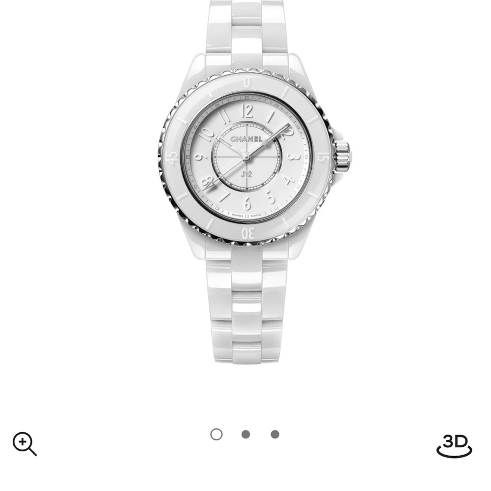 CHANEL J12 White Ceramic Timepiece